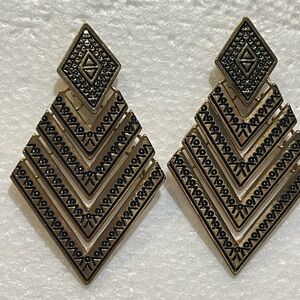 Zara-Diamond Shape Earrings